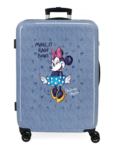 TROLLEY ABS 68CM.4R. MINNIE MAKE IT RAIN BOWS